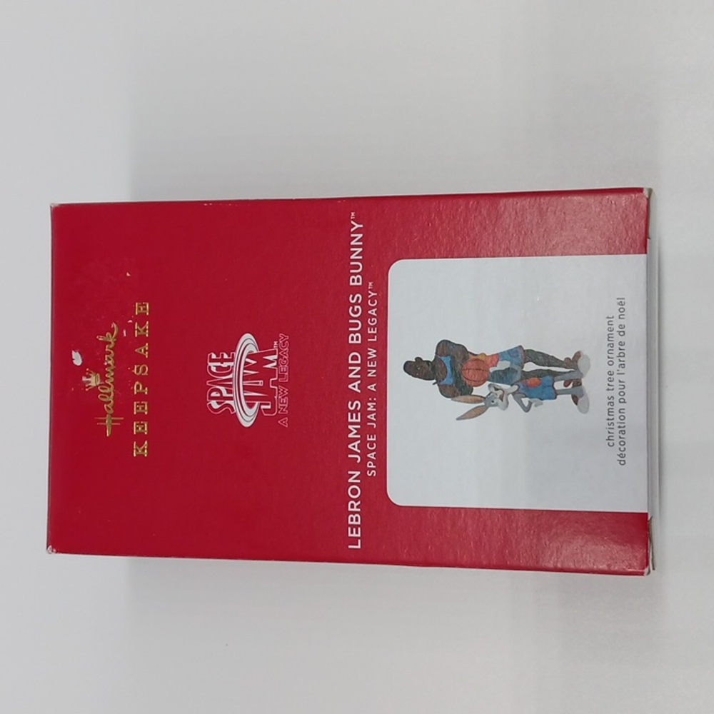 Hallmark Keepsake Ornament Space Jam 2 LeBron James and Bugs Bunny  - NIB